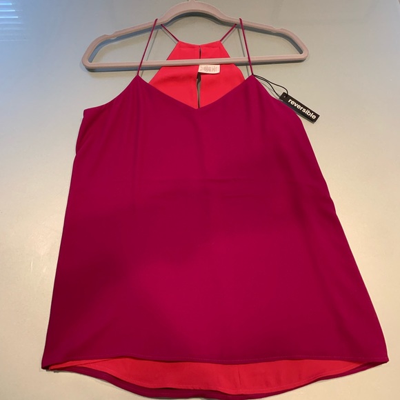 Express Tops - NEW Express, Reversible “Barcelona” Cami | Magenta Express Tops - NEW Express, Reversible “Barcelona” Cami | Magenta